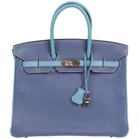 hermes blue bicolor